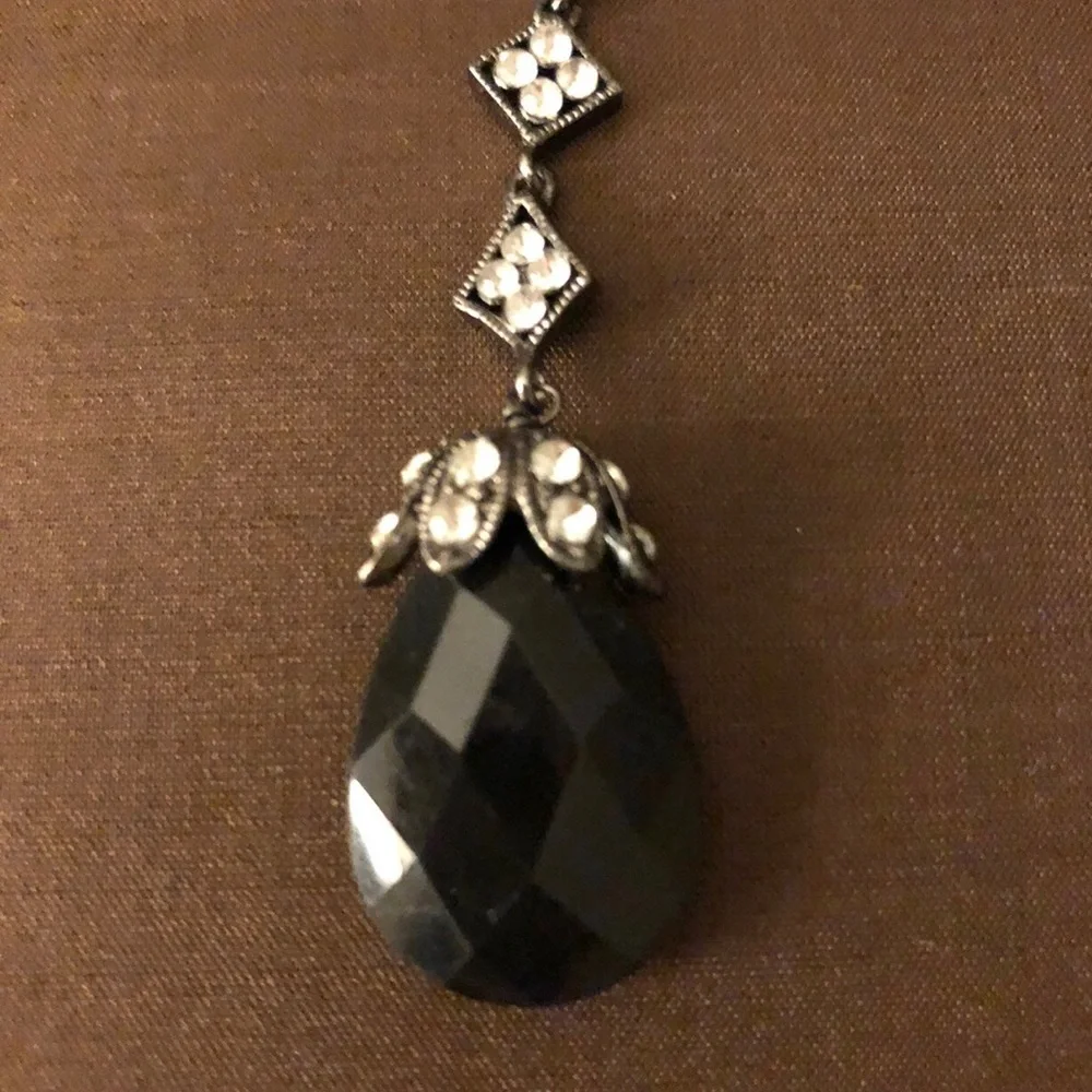 Dangle Black Earrings - 2 pairs - Picture 10 of 13